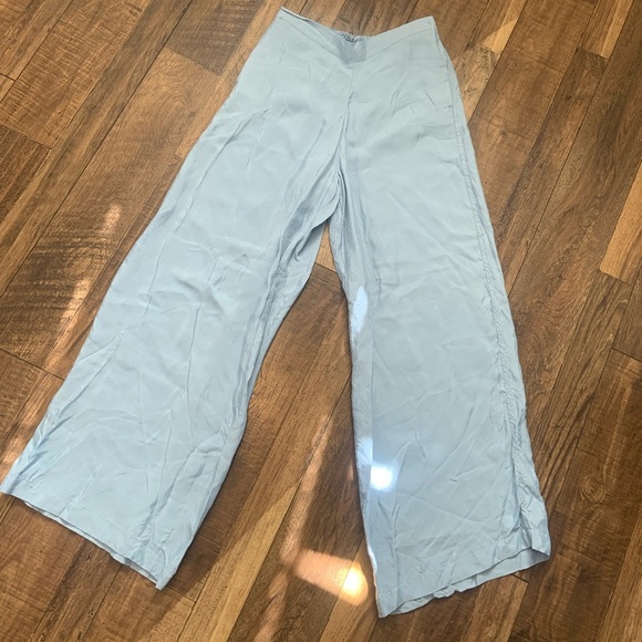 Nwot athleta cloud pant light blue spring $$77 athletic wide leg boho casual - Picture 4 of 7